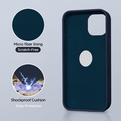 Pikkme dark blue Soft Silicone mobile back cover for iPhone 14 – photo 4