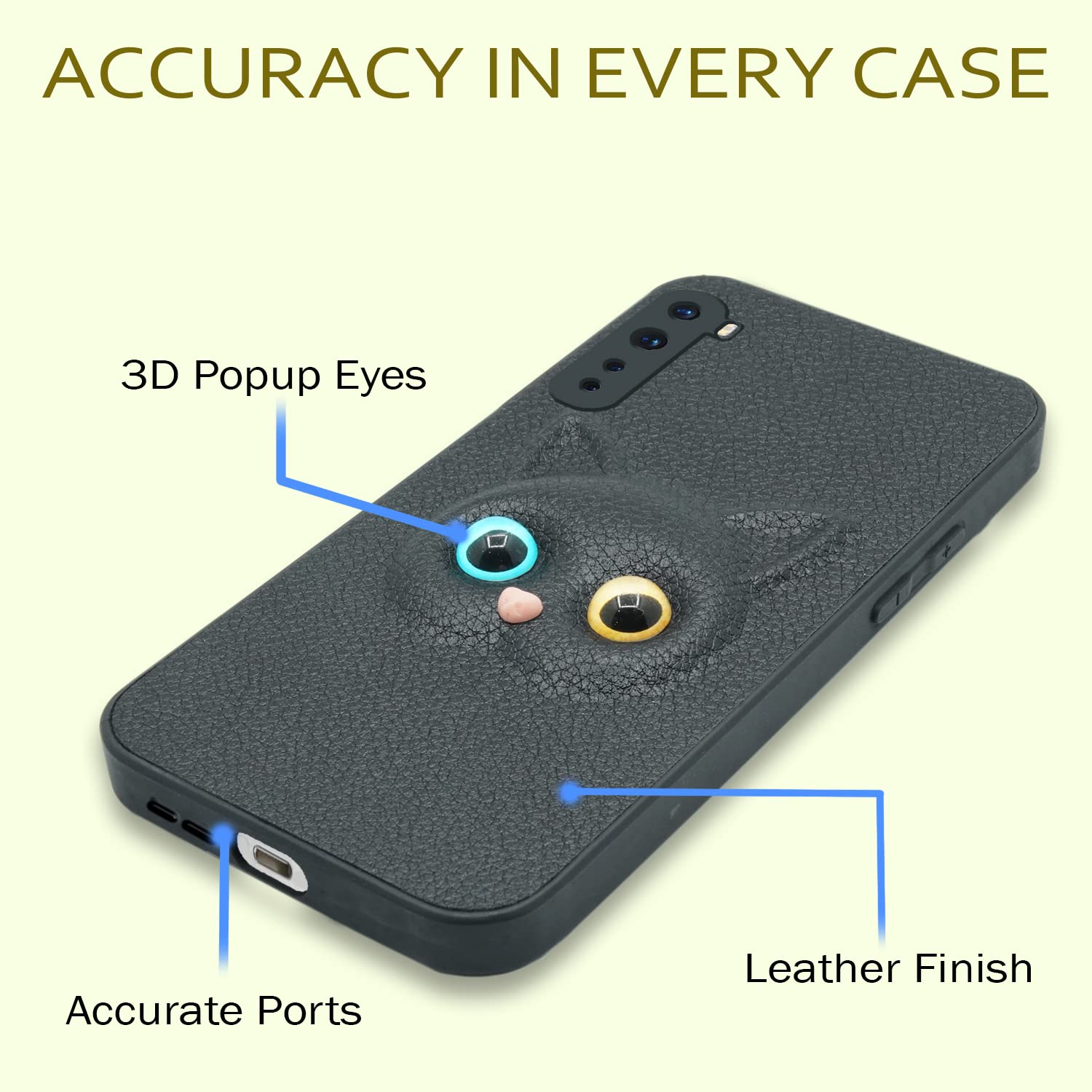 Pikkme black mobile cover for OnePlus Nord – photo 6
