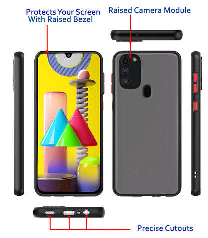 Black Matte mobile cover for Samsung M21 2021/M21/M30S – Pikkme – photo 3