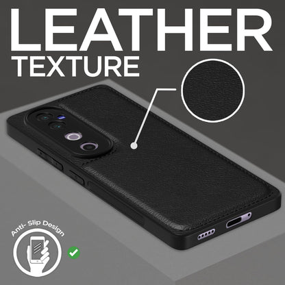 Pikkme V40 / V40 Pro / T3 Ultra 5G Leather Back Case | Black