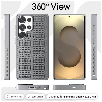 Grey MagSafe back cover for Samsung S25 Ultra 5G – Pikkme – photo 3