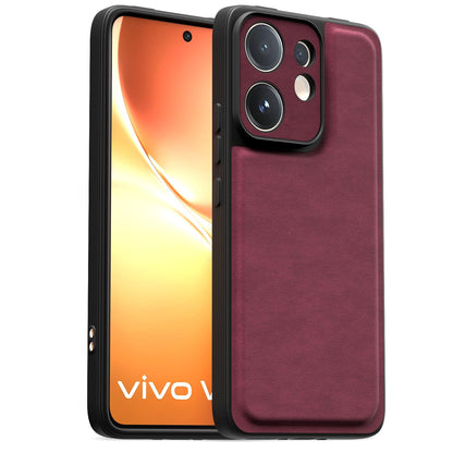 Pikkme purple Leather mobile cover for Vivo V60/T4 Pro 5G