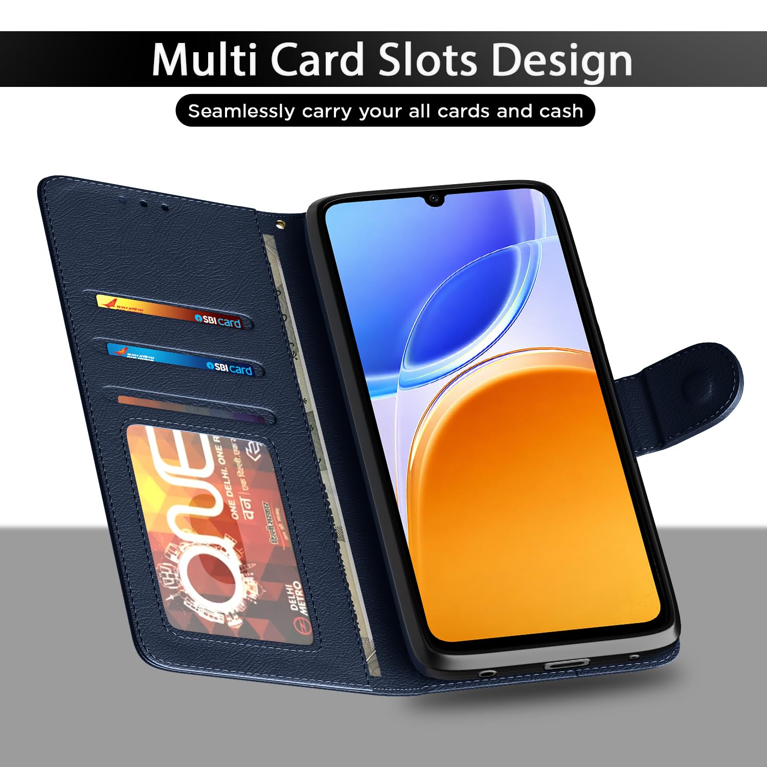 Pikkme Vivo T5e blue flip case – photo 5