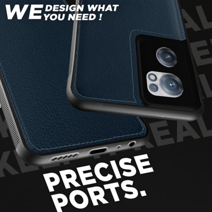 OnePlus Nord CE 2 5G Leather mobile cover in blue by Pikkme – photo 3