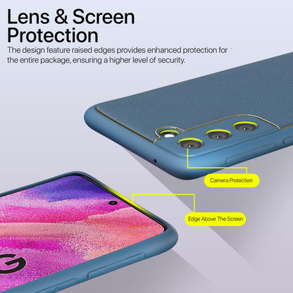 Samsung S21 FE 5G Chrome back cover in blue by Pikkme – photo 4