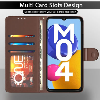 Samsung M04/F04/A04e mobile flip cover in tan by Pikkme – photo 5