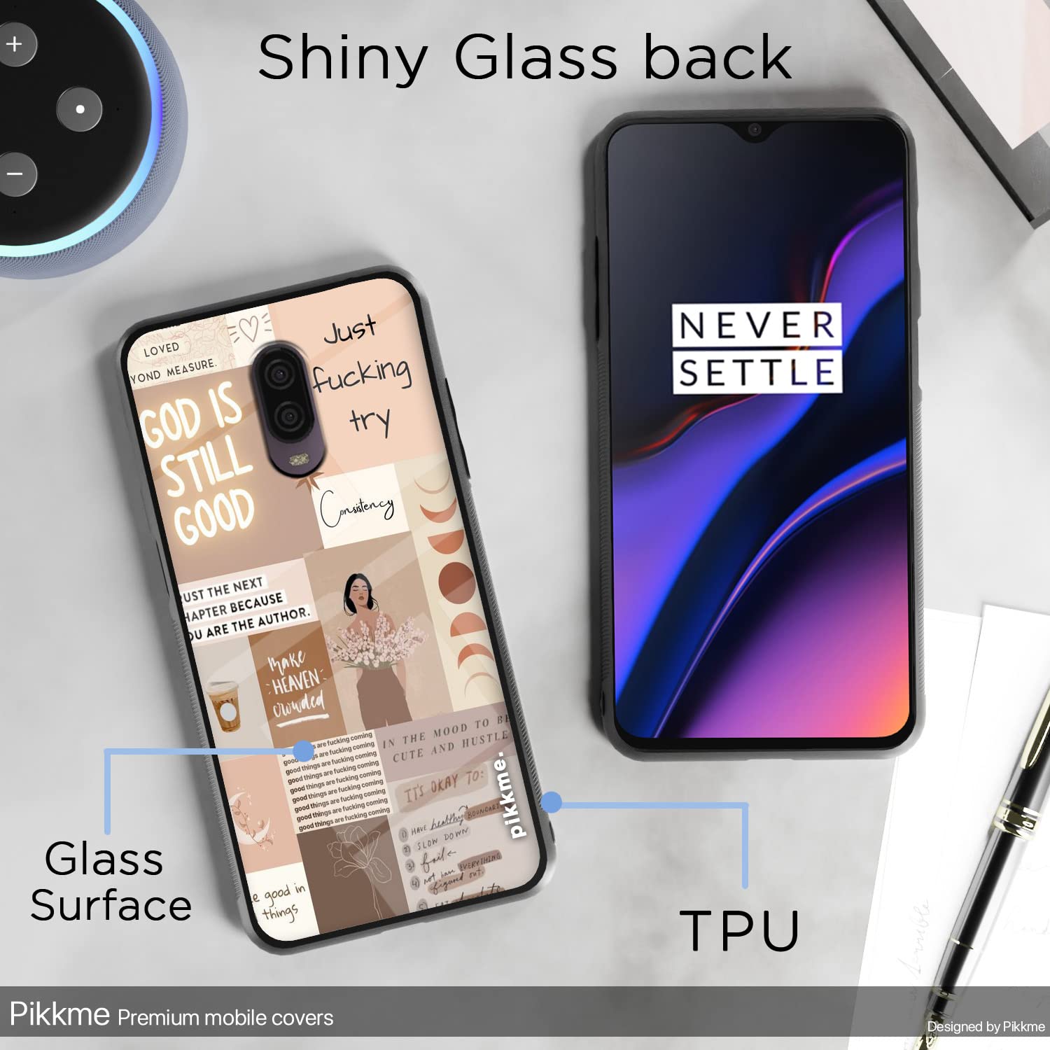 OnePlus 6T Hybrid mobile cover by Pikkme – photo 3