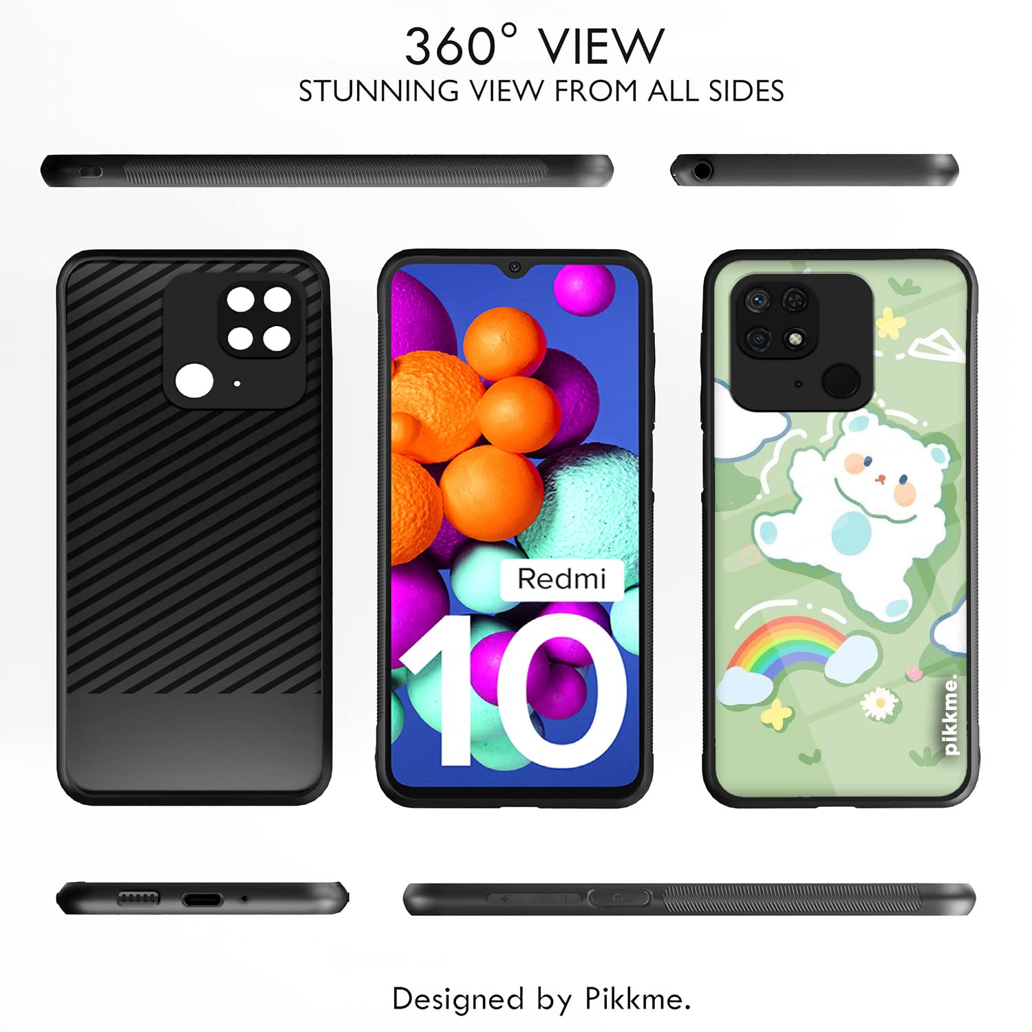 Pikkme Hybrid mobile back cover for Redmi 10/10 Power – photo 2