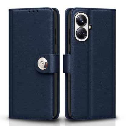 Realme 10 Pro Plus 5G flip case in blue by Pikkme