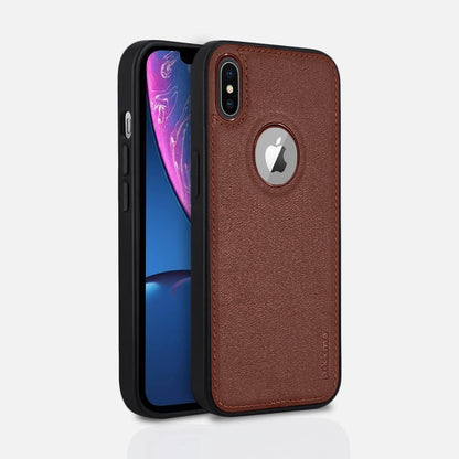 Pikkme iPhone X/XS Leather brown mobile back cover