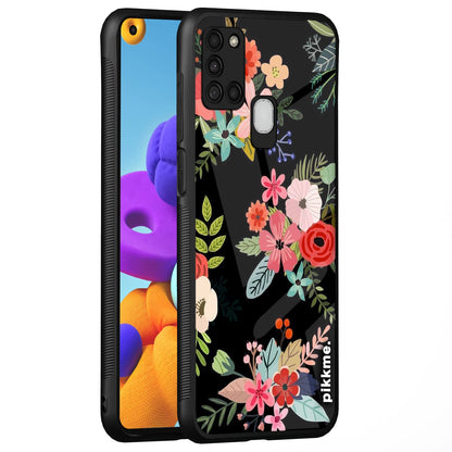 Pikkme Flower phone cover for Samsung A21s