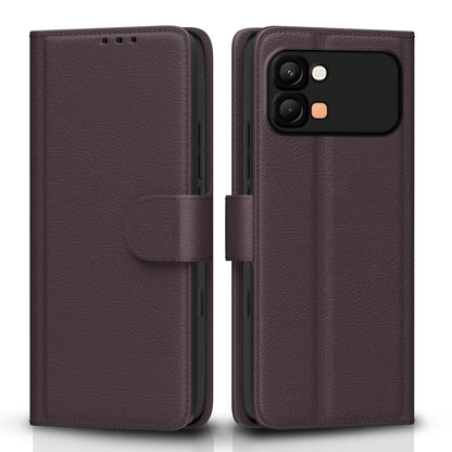 Pikkme coffee Wallet mobile flip cover for Infinix Note Edge 5G