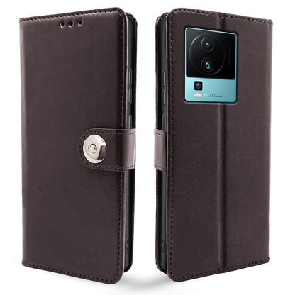 Pikkme iQOO Neo 7 Pro 5G coffee wallet flip cover