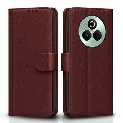 Pikkme brown Wallet mobile flip cover for Realme P3 Pro 5G
