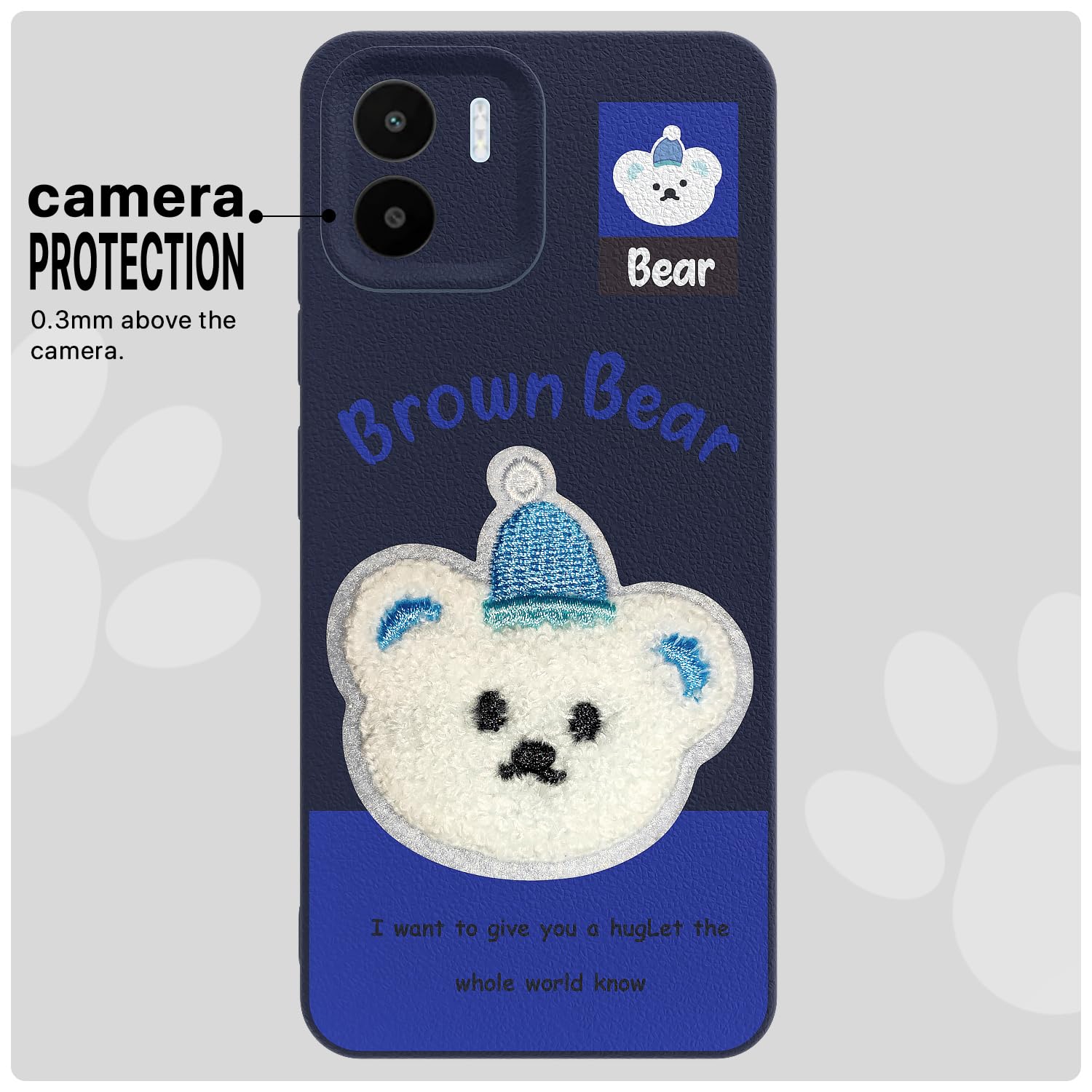 Pikkme Redmi A1/A2 blue back cover – photo 6