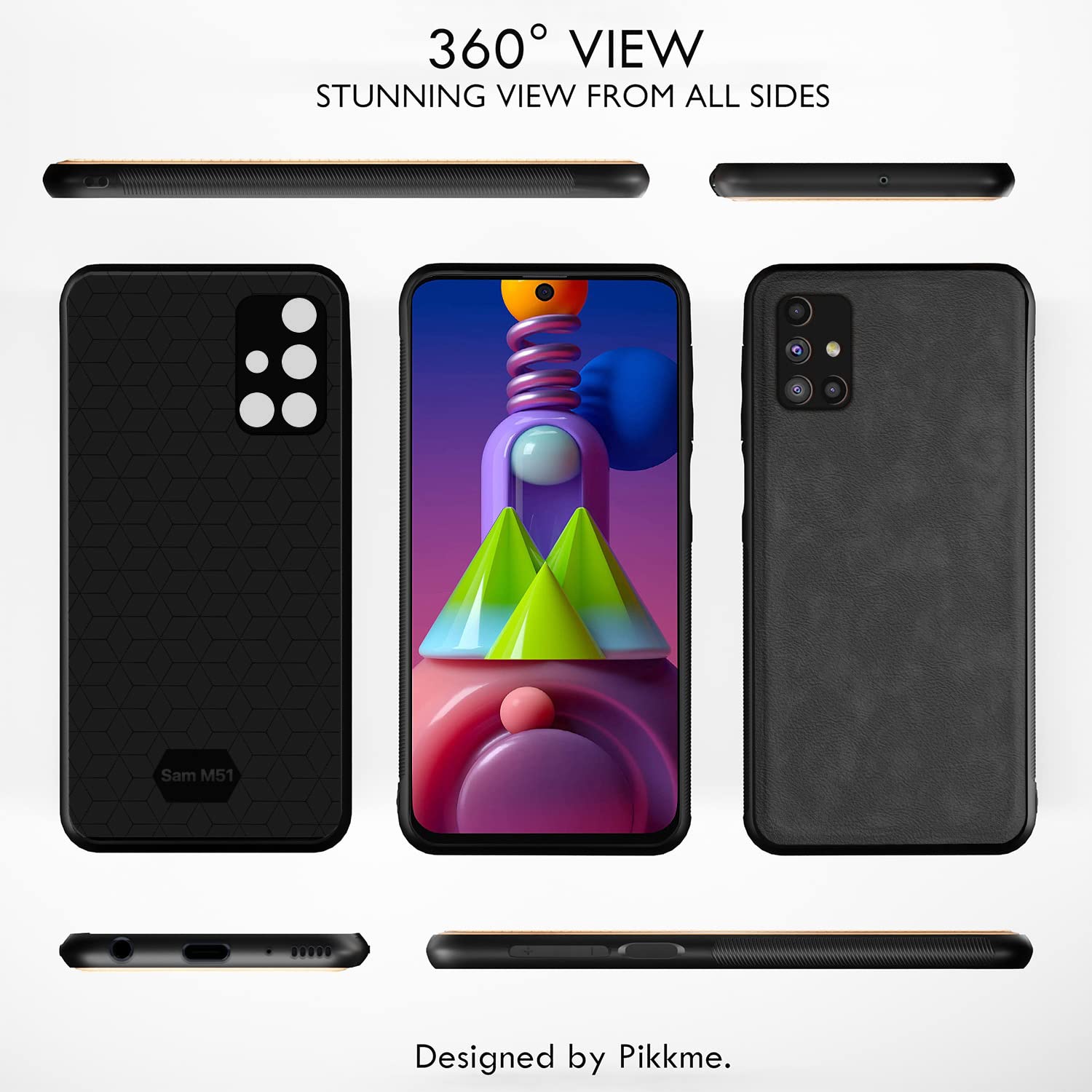 Samsung M51 back cover in grey by Pikkme – photo 3
