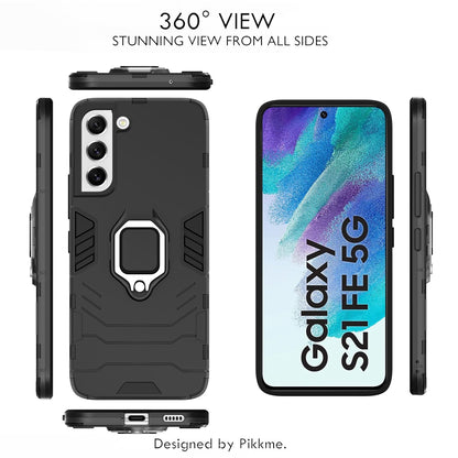 Pikkme black Tough Armor mobile cover for Samsung S21 FE 5G – photo 3