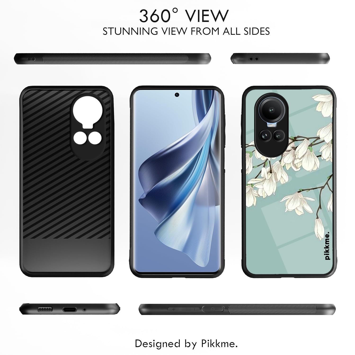 Oppo Reno 10 Pro 5G Flower back cover by Pikkme – photo 2