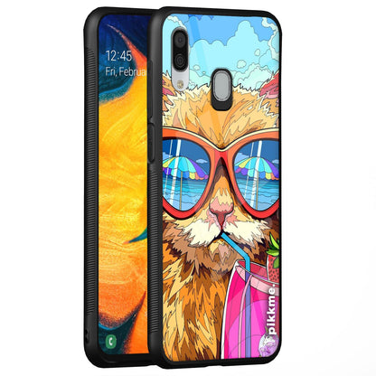 Pikkme Cat mobile cover for Samsung A20/A30/M10s