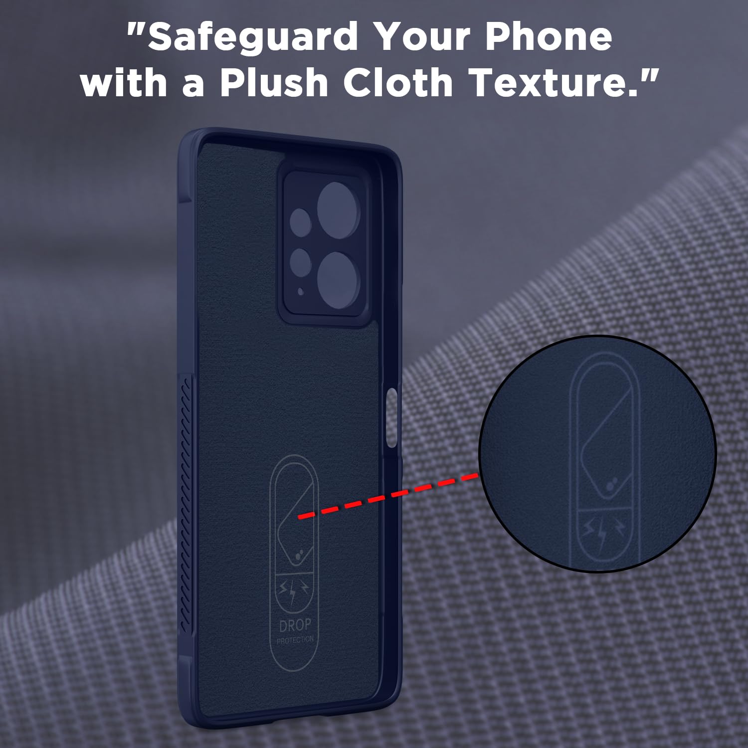 Redmi Note 12 4G back cover in blue by Pikkme – photo 6