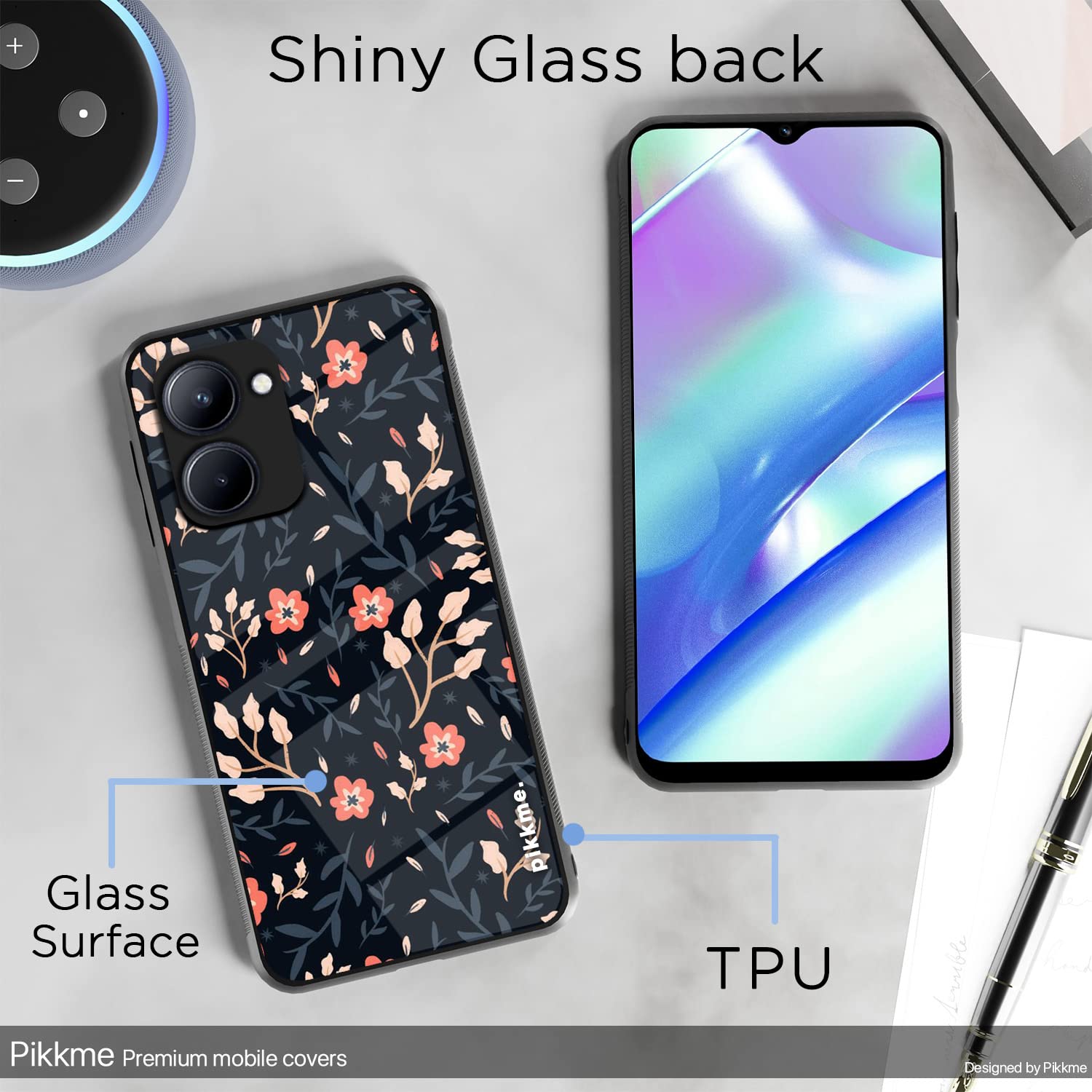 Flower Mobile back cover for Realme C33 – Pikkme – photo 3