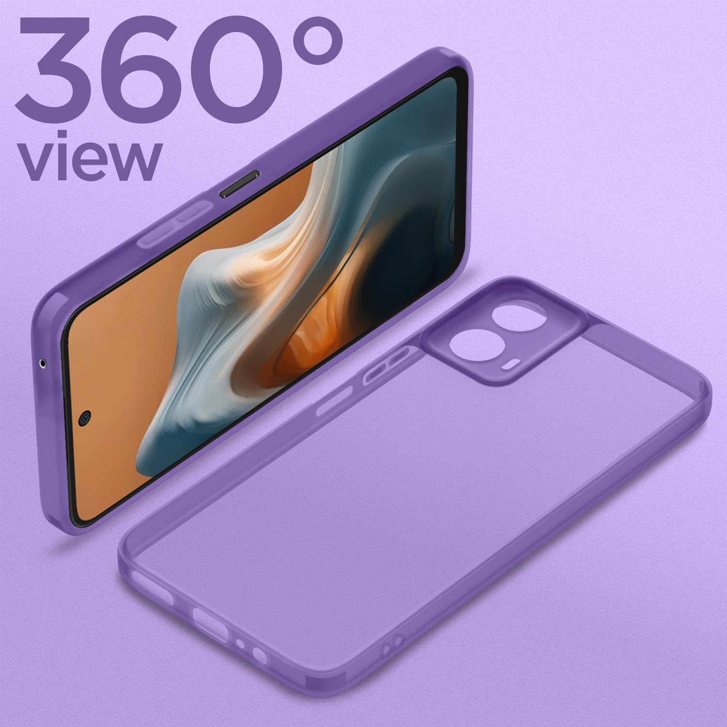 Purple back cover for Moto G34/G45 5G – Pikkme – photo 5