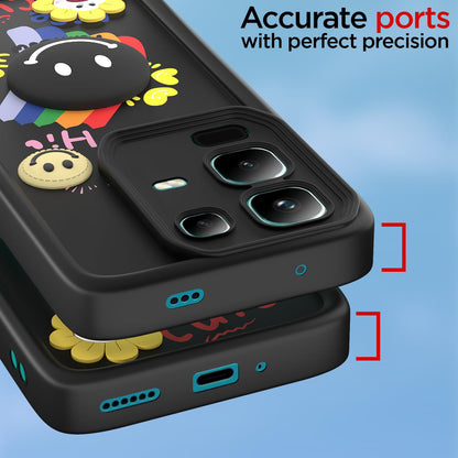 Pikkme black Soft Silicone mobile back cover for Infinix Note 50s 5G – photo 4
