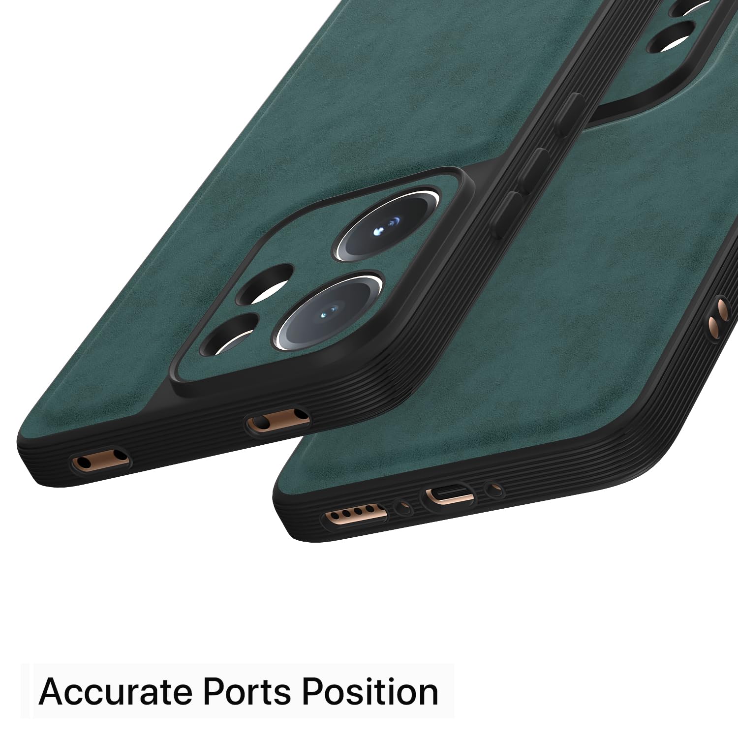 Pikkme Vivo V60/T4 Pro 5G green mobile back cover – photo 4