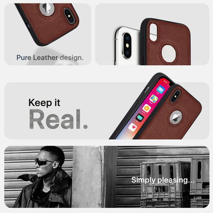 Brown Leather mobile cover for iPhone X/XS – Pikkme – photo 4