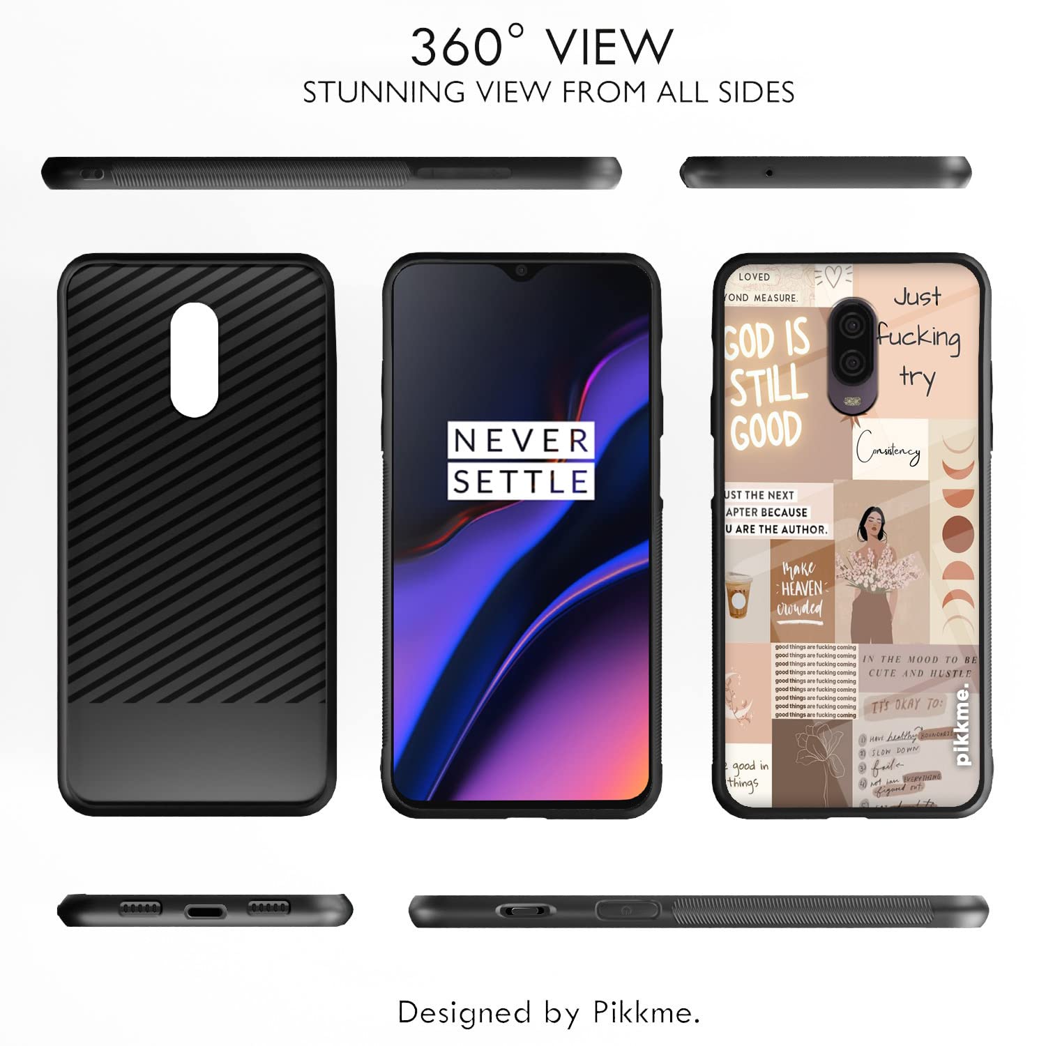 Hybrid Mobile back cover for OnePlus 6T – Pikkme – photo 2