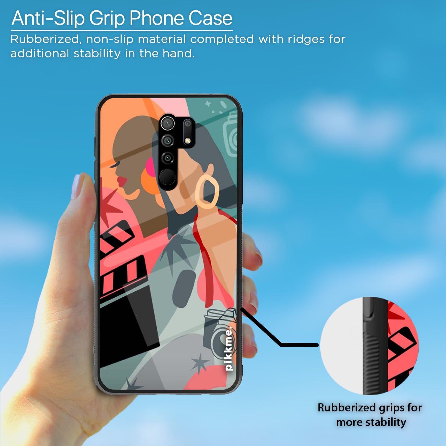 Pikkme Hybrid mobile back cover for Redmi 9 Prime – photo 5