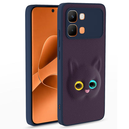 Purple Kitty mobile back cover for Infinix Note Edge 5G – Pikkme