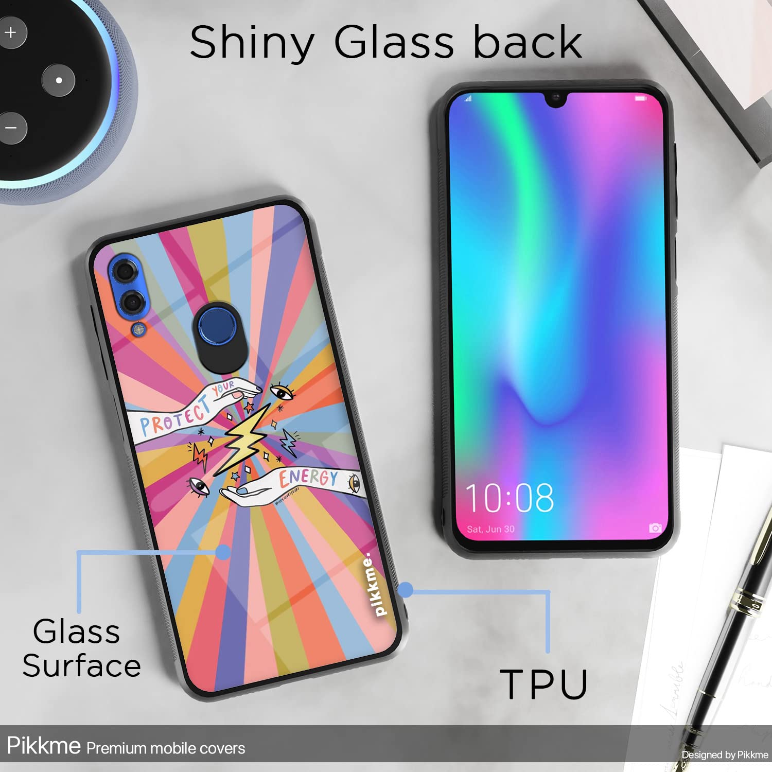 Pikkme Honor 10 Lite Hybrid mobile back cover – photo 3