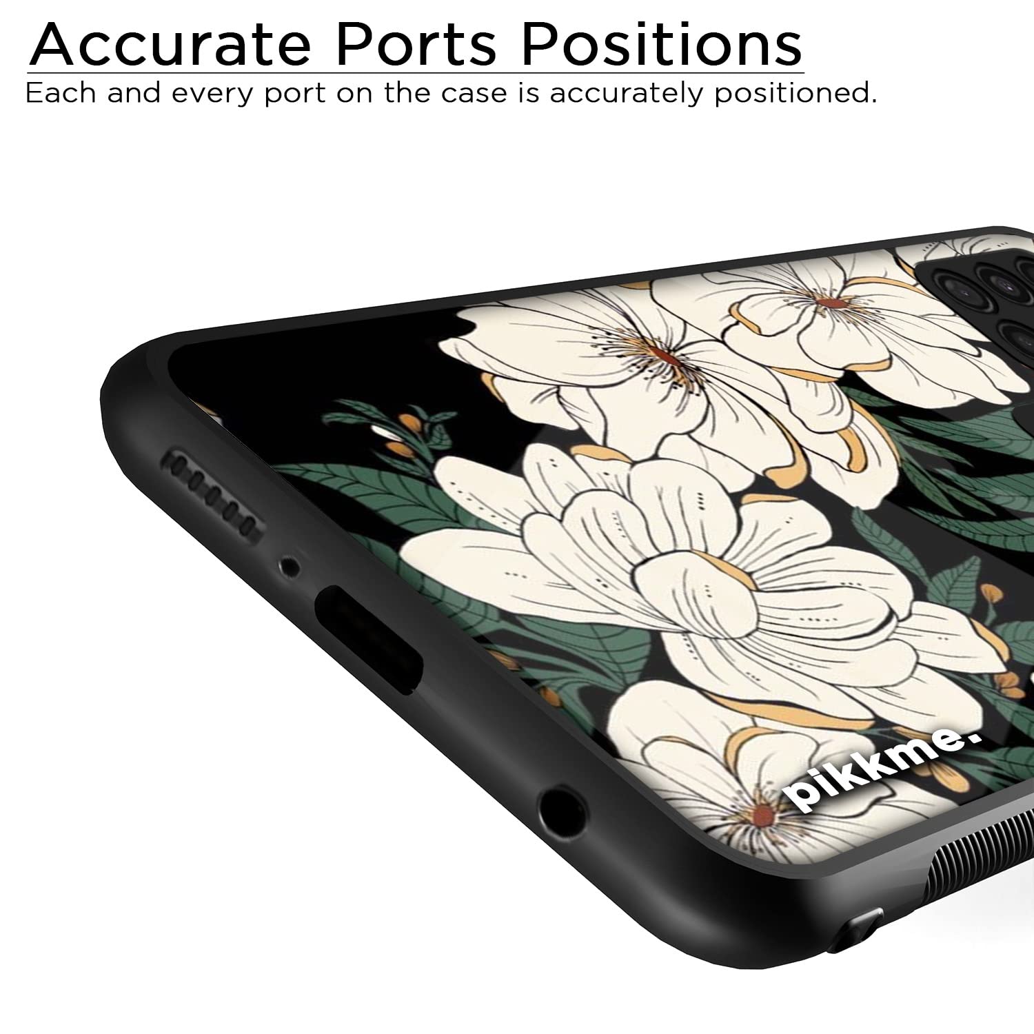 Pikkme Samsung A21s Flower mobile back cover – photo 6