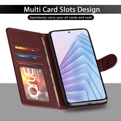 Brown mobile flip cover for Redmi Note 14 5G – Pikkme – photo 5