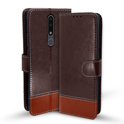 Pikkme Nokia 3.1 Plus/3.1 coffee & brown flip cover