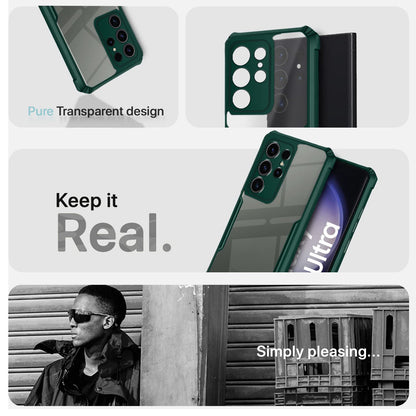 Samsung S23 Ultra 5G Hybrid back cover in green by Pikkme – photo 4