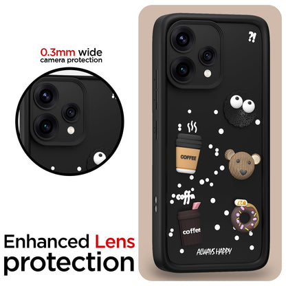 Oppo Reno 15C 5G/3D Silicone phone cover in black by Pikkme – photo 5