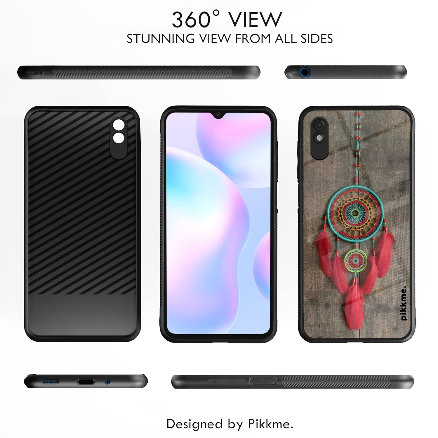 Redmi 9A/9i/9A Sport Flower mobile back cover by Pikkme – photo 2
