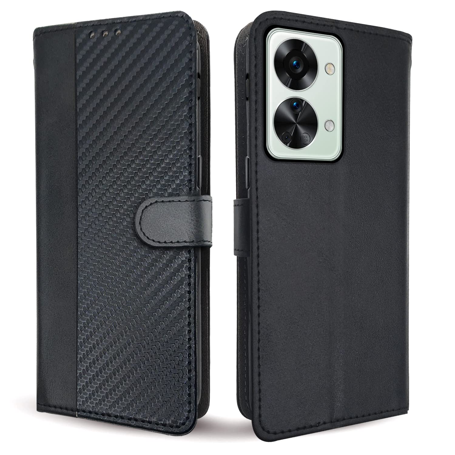 Pikkme OnePlus Nord 2T 5G Wallet black flip cover