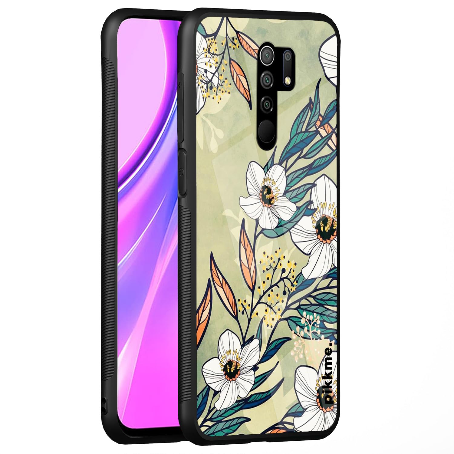 Pikkme Redmi 9 Prime Flower mobile cover