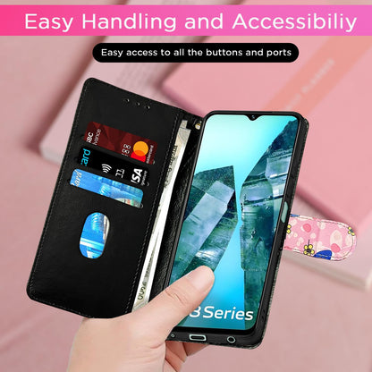 Pink flower Wallet flip cover for iQOO Z9 Lite 5G/Vivo T3 Lite 5G/Vivo Y18/Y18e/Y03 – Pikkme – photo 7