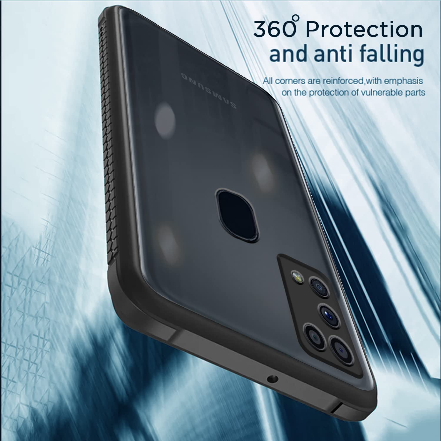 Pikkme Samsung M31/F41/M31 Prime black phone cover – photo 2