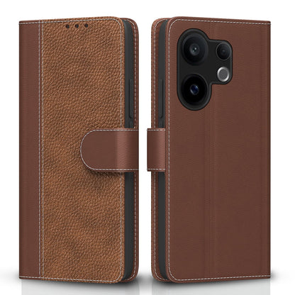 Pikkme Vivo V60/T4 Pro 5G Wallet tan wallet flip cover