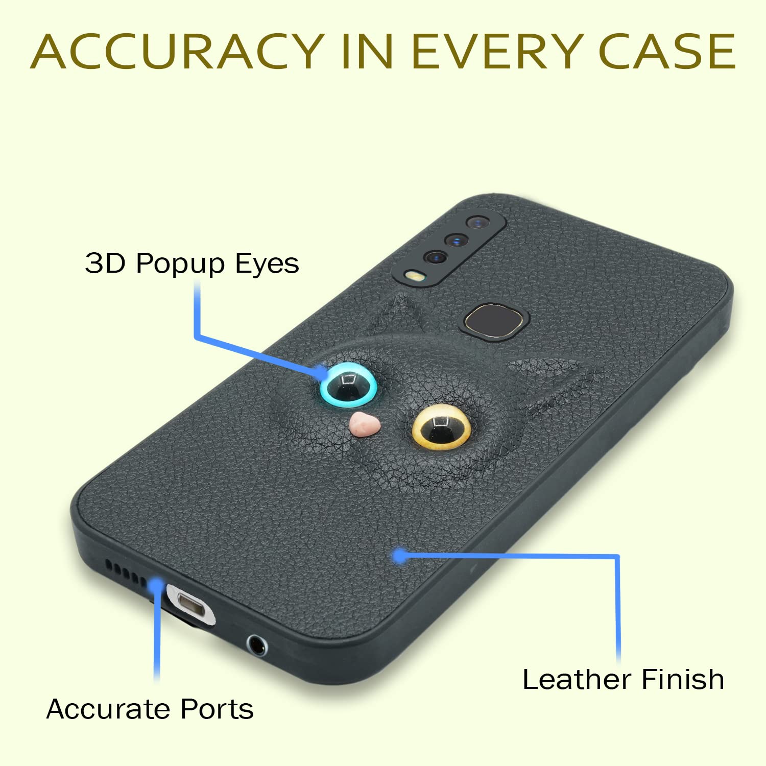 Pikkme black back cover for Vivo Z1 Pro – photo 3