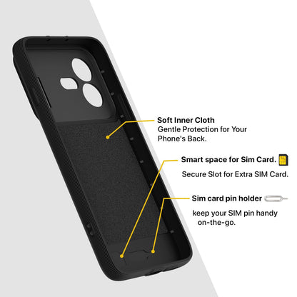 Pikkme Nothing Phone 4b 5G black mobile back cover – photo 6