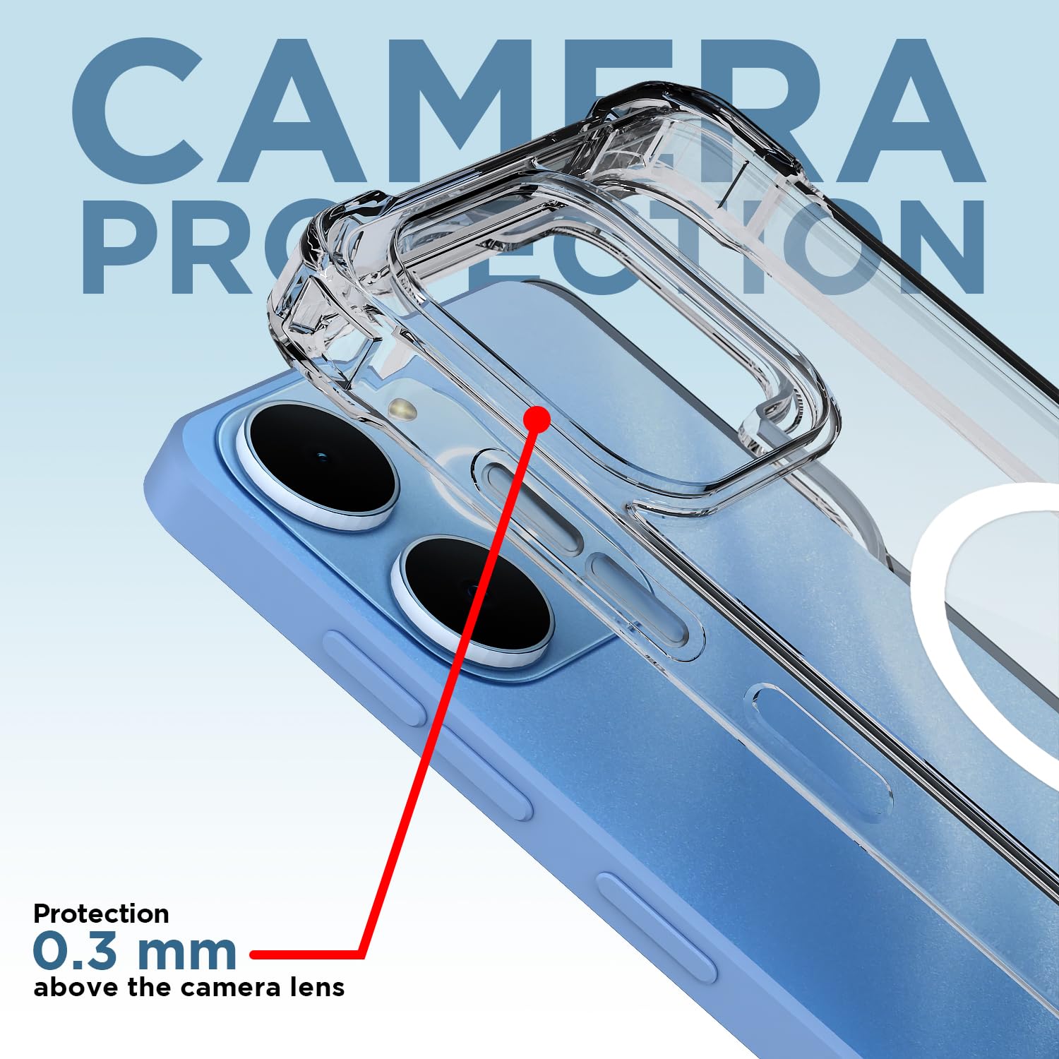Realme Narzo 80 Lite 4G/C71 5G MagSafe back cover in transparent mag-safe by Pikkme – photo 5