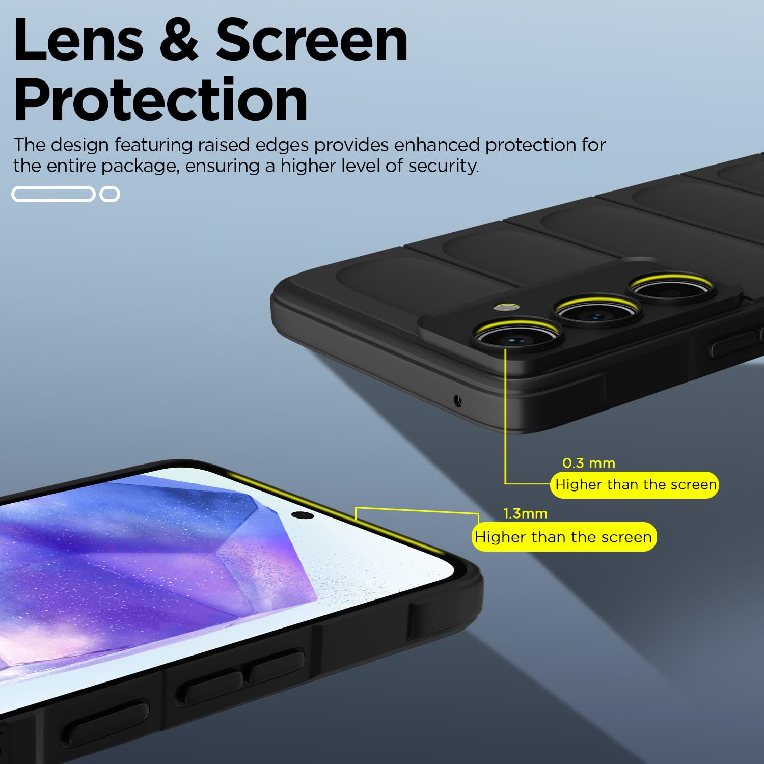 Samsung A55 5G back cover in black by Pikkme – photo 4