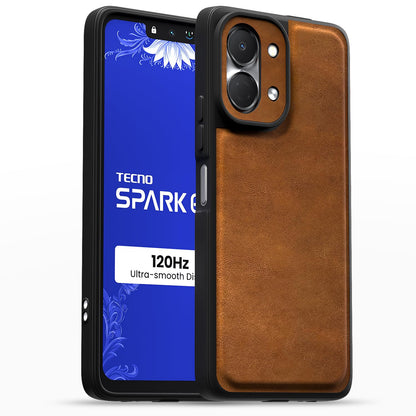 Brown back cover for Tecno Spark Go 3 – Pikkme
