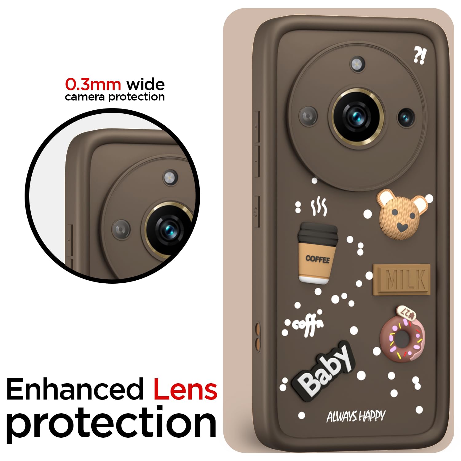 Pikkme Realme 11 Pro/11 Pro Plus 5G/Narzo 60 Pro 5G Silicone brown mobile cover – photo 5
